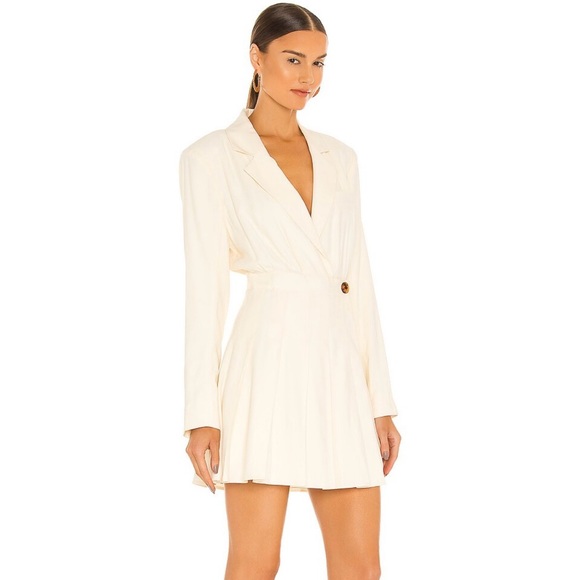 Revolve Danielle Bernstein WEWOREWHAT tennis blazer dress - Picture 3 of 3
